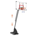 VEVOR 50" Basketball Hoop Adjustable Height Backboard System for Outdoor Indoor