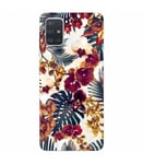 Coque Galaxy S20 PLUS jungle automne tropical violet prune mustard