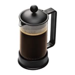 BODUM 1543-01US Brazil 3 Cup French Press Coffee Maker, Black, 0.35 l, 12 oz