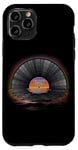 iPhone 11 Pro Retro Vintage Vinyl Sunset Reflection LP Vinyl Record Case