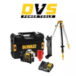 DeWalt DCE089D1R Cordless 10.8V Self Level 360° Multi Red Beam Laser With Tripod