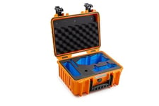 B&W Mallette de transport d'extérieur pour drone DJI Air 3 et Fly More Combo – Type 3000 orange – Étanche selon la certification IP67, résistant à la poussière, incassable et indestructible