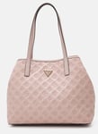 Guess Vikky Womens Top Handle Tote Womens Bag In Rose