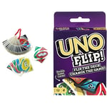 Mattel Games UNO H2O Sport Jeu de société et de Cartes, P1703 & UNO - UNO Flip ! - Jeu Familial - Nouvelle Version Délirante - Cartes Recto Verso et Nouvelles Cartes Action - Règles Simples