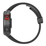 Silikonarmbånd til Garmin Fenix 7S / Pro 20mm - Sort