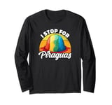 I Stop For Piragua Shaved Ice Fruit Puerto Rico Long Sleeve T-Shirt