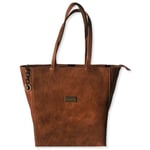 CharlottLinnéa Brown Jade Crosswear Totebag