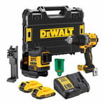 Kit 2 outils DEWALT Laser multilignes 3x360° DCLE34031 + Perceuse DCD805 - DCK2095D2T-QW