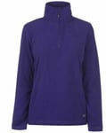 Gelert Womens Atlantis fleece Jacket Ladies Quarter Zip PURPLE UK 8 XS A351-10