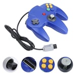 TOP VENTE 2 PCS 🎉！Bleu-Manette de jeu pour nintendo 64 n64 system