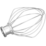 RETYLY Stainless Steel Wire Whip Mixer Attachment for K45Ww 9704329 Flour Cake Balloon Whisk Egg Cream Stirrer