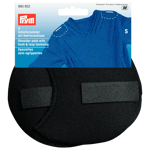 Prym Black Set-In Shoulder Pads With Hook And Loop, Small