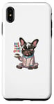 Coque pour iPhone XS Max Less Talk More Coffee Bouledogue français amusant et mignon graphique