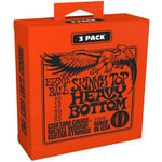 Ernie Ball Skinny Top Heavy Bottom 10-52 3-Pack