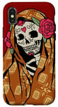 iPhone X/XS Dia De Los Muertos Day of The Dead Mara De Flor Sugar Skull Case