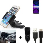 For Lenovo Legion Phone Duel 2 + CHARGER Mount holder for Car radio cd bracket