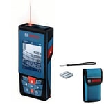 Bosch Professional Laser Measure GLM 100-25 C (Integrated Camera, Range: up to 100m, Robust, IP54, ± 1.5 mm*, 3x AA Batteries, Hand Strap, Pouch)