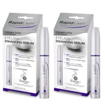 RapidLash Duo Bundle Eyelash Enhancing Serum, Hexatein 1 Complex, 3 ml (Pack of 2)