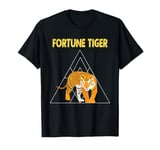 Got Fortune, Fortune Tiger, Fortune Favors The Brave Tiger T-Shirt