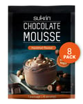 Funksjonell Mat Sukrin Sukkerfri Hazelnut Mousse 8x85g