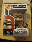 Funko Pop! Games: Marvel's Avengers - Black Widow Vinyl Glow Chase New