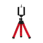 Red Tripod Trépied pour téléphone portable, mini trépied Octopus, clip de support d'appareil photo, monopode pour smartphone