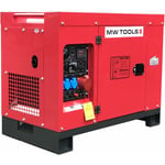 Mw Tools - Groupe électrogène insonorisé diesel 8 kW 230V + 10kW 400V DG100E