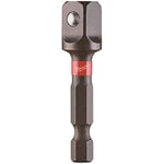 Milwaukee 48-32-5031 Shockwave Steel Impact Duty 1/4 Inch Hex Shank to 3/8 Inch Square Socket Adapter