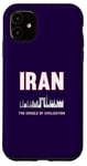 Coque pour iPhone 11 Berceau de la civilisation iranienne de la fierté iranienne