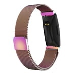 Fitbit Inspire / Inspire HR klockband av milanesiskt rostfritt stål - Storlek: S / Färg