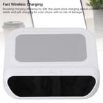 Digital Alarm Clock Alarm Clock Wireless Charger Temperature Display For Bedroom