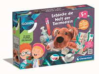 Clementoni Galileo Lab – Découvrez le monde de la médecine vétérinaire, kit de jeu passionnant avec de nombreux ustensiles et informations utiles, unisexe, pour les vétérinaires en herbe à partir de 5