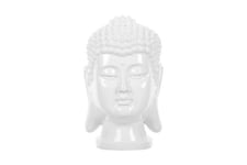 Buddha Figur 24 / 41 cm - Hvit Dekorasjon