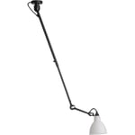 DCWéditions-Lampe Gras N°302 Loftslampe, Sort / Matteret Glas