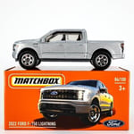 MATCHBOX - FORD F-150 LIGHTNING 2022 - 1/64 - VOITURE MINIATURE - 100% NEUF