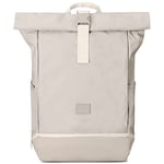 Johnny Urban Sac à Dos Femme & Homme Gris - Allen XL - Grand Sac Roll Top pour Travail & Voyage - Spacieux Backpack pour Ordinateur Portable - Imperméable