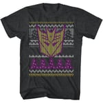 Decepticons Faux Ugly Christmas Sweater Transformers T-Shirt M