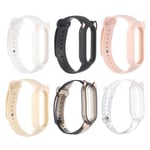 Breathable Watchband Cat Ear Silicone Strap For Xiaomi Mi Band 6 5 4 3