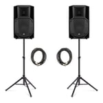 2x RCF ART712-A (MK4) 1400w Active 2 Way Speaker (Bundle 1)