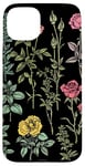 Coque pour iPhone 15 Plus Vintage Botanique Rose Fleur Fille Mignon Floral Plant Mom