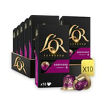 L'OR Sontuoso - 100 Capsules de Café intensité 10 - Compatibles Nespresso®* (lot de 10 x 10)