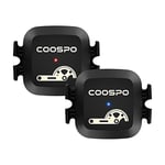 COOSPO Bike Cadence Speed Sensor BK467, Bluetooth ANT+ Cadence Sensor for GPS Bike Computers, Tracking Cycling Speed and Distance RPM Sensor, Compatible with Zwift Wahoo Peloton Openrider Rouvy APP