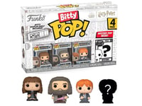 Figurines - Bitty Pop! - Harry Potter - Pack de 4 - Hermione en robe - 2,5 cm