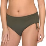 Saltabad Bikini Basic Maxi Tai With String Militærgrønn polyamid 44 Dame