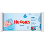 Huggies Pure Våtservetter för barn 56 st