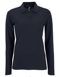 Polo Manches Longues - Femme - 02083 - Bleu Marine