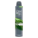 Dove Men+Care Advanced Extra Fresh Anti-Perspirant Aerosol Deodorant Spray with Triple Action technology & ¼ moisturising cream for 72 hour sweat and odour protection 200 ml