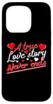 iPhone 15 Pro Valentine A True Love Story Never Ends Funny Valentine's Day Case