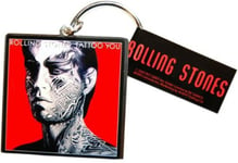 The Rolling Stones. Metal Enamel Keyring Tattoo You