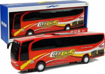 Leantoys City Bus Model Red 54Cm